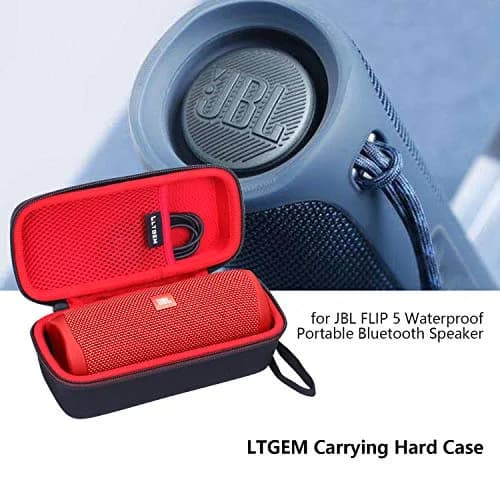 LTGEM Case for JBL Flip 7/6/5/Grip | Waterproof Hard Shell, Shock-Resistant, Portable Travel Bag (8.2"L–3.9"W–3.6"H) thumbnail 4