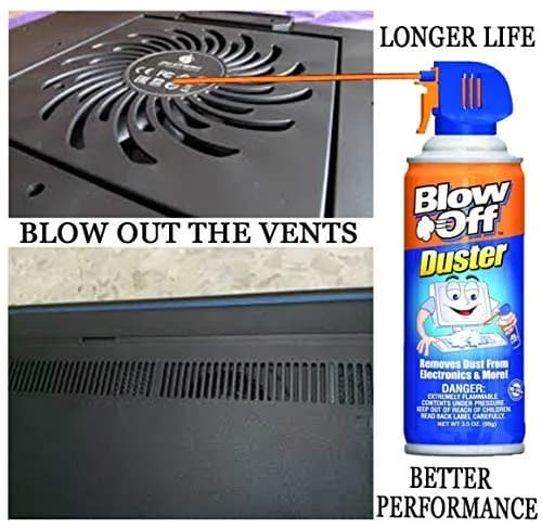 Blow Off Compressed Air Duster Can MAX Professional Cleaner 8oz (Pack of 4) | Cleans Electronics Safely thumbnail 3