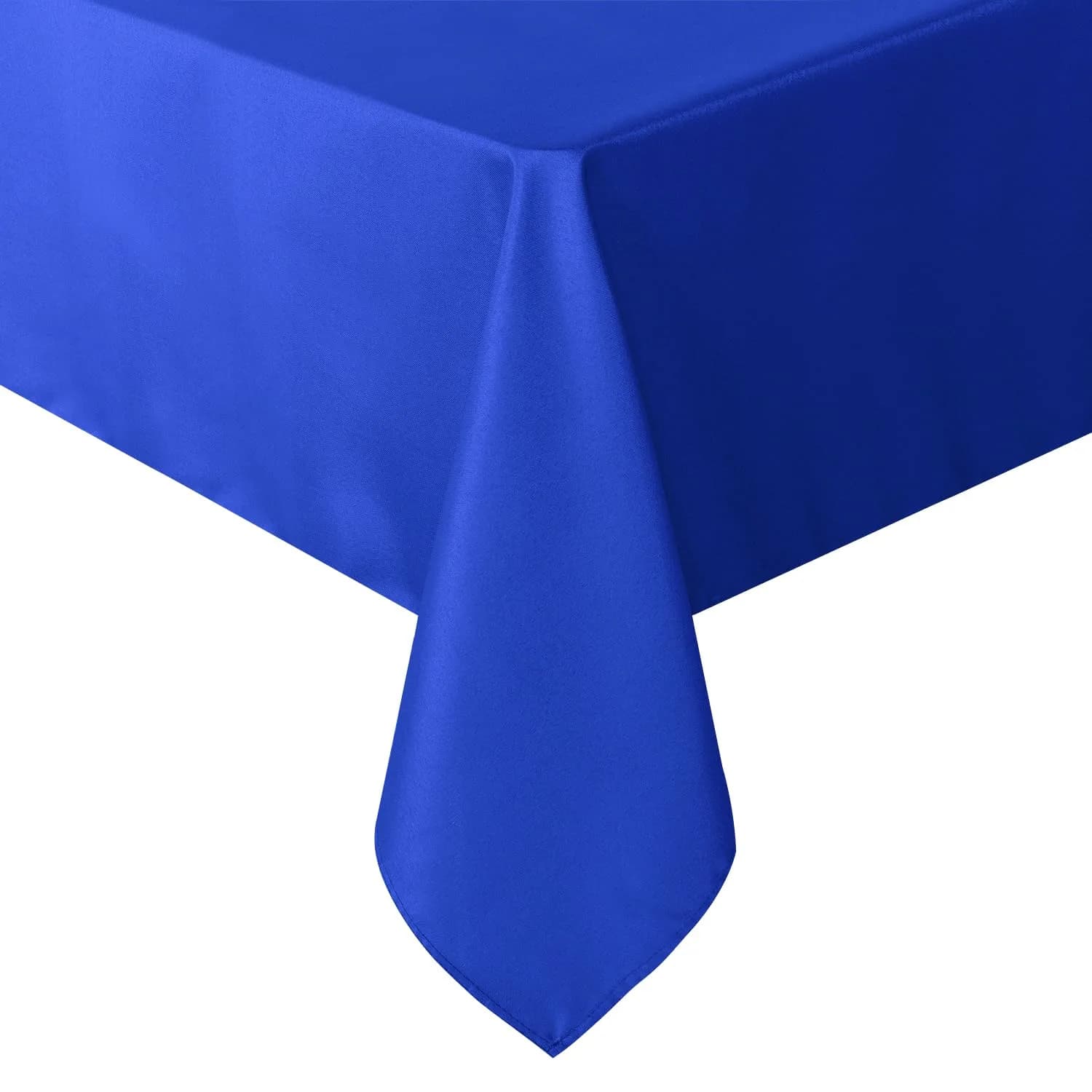 sancua Rectangle Tablecloth for 4 Foot Tables 54x78 Inch | Blue, Wrinkle-Free Polyester