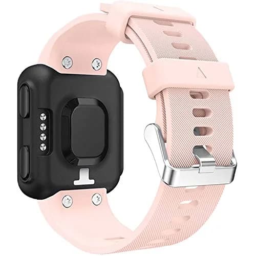 TopPerfekt Silicone Watch Band for Garmin Forerunner 35, Pink | Fits 130-230mm Wrist thumbnail 2