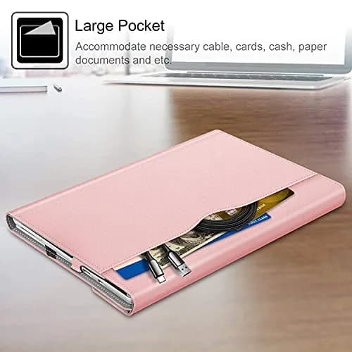 Fintie Case for 12.3 inch Microsoft Surface Pro 7 Plus, Pro 7/6/5/4/3 Rose Gold | Multi-Angle Kickstand Folio with Stylus Holder thumbnail 4