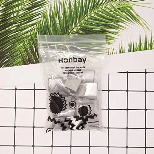 Honbay 56PCS Metal Makeup Pans Square Empty Eyeshadow Blush Lipstick Organizer (26mm, 5mm Height) | Stainless Steel Cosmetic Trays thumbnail 5