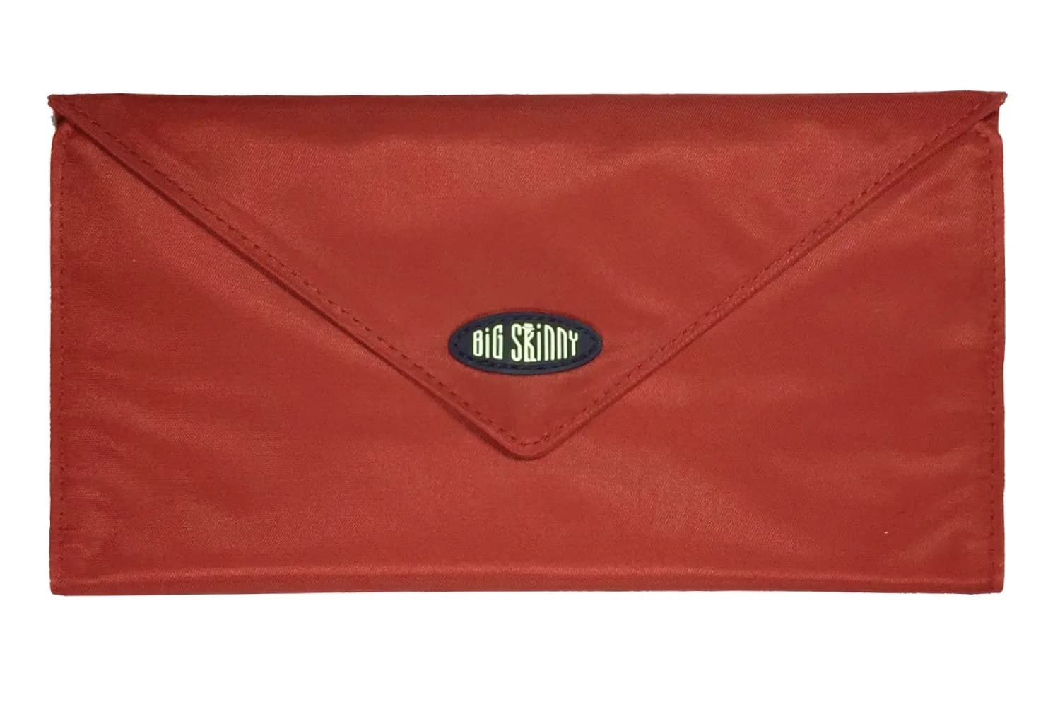 Big Skinny Slimvelope TriFold Clutch Wallet Lipstick Red | Holds 40 Cards, Machine Washable - view 4