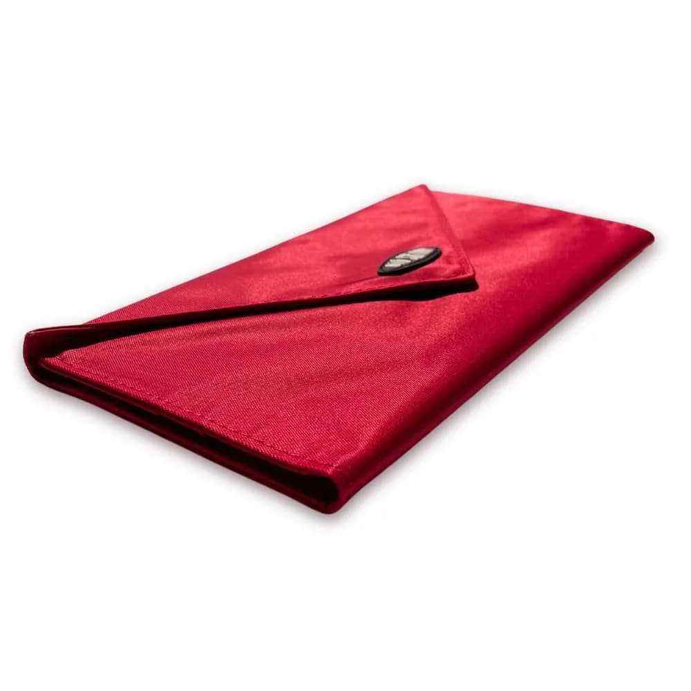 Big Skinny Slimvelope TriFold Clutch Wallet Lipstick Red | Holds 40 Cards, Machine Washable - view 3