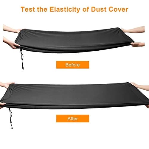 Coolrunner Piano Keyboard Dust Cover For 61/76/88 Keys | Elastic Cord Locking Clasp thumbnail 5
