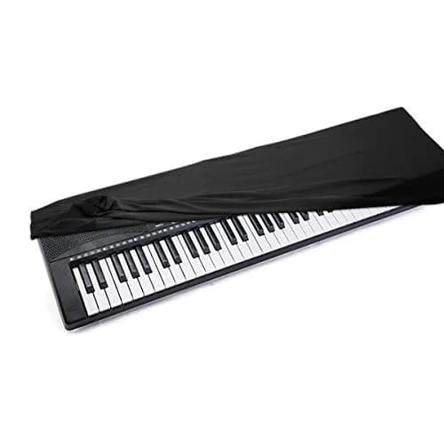 Coolrunner Piano Keyboard Dust Cover For 61/76/88 Keys | Elastic Cord Locking Clasp thumbnail 6