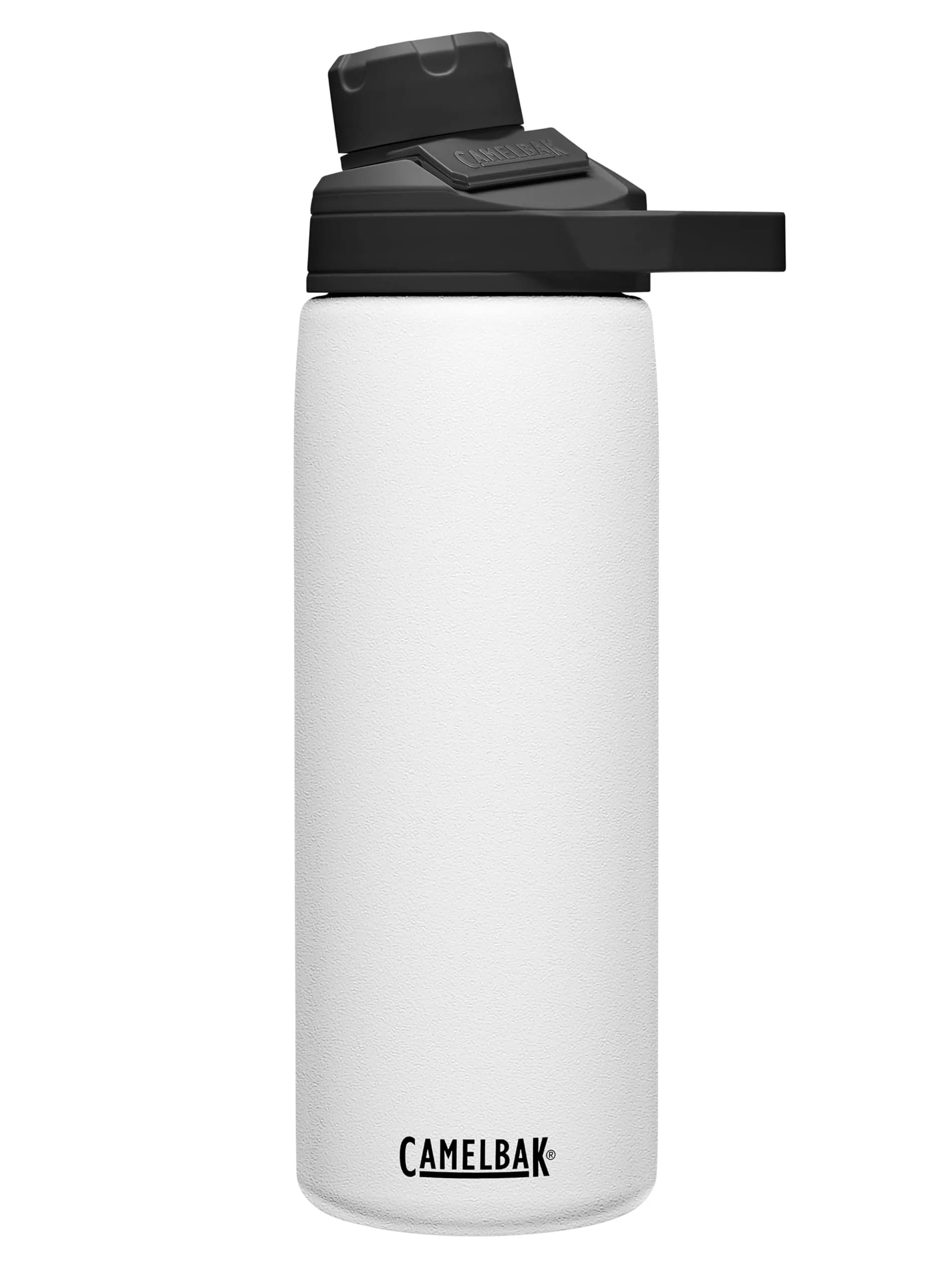 CamelBak Chute Mag Stainless Steel Water Bottle 946ml (32oz) | One-Handed Magnetic Cap, Vacuum Insulated, Leak-Resistant — White / 20 Ounces