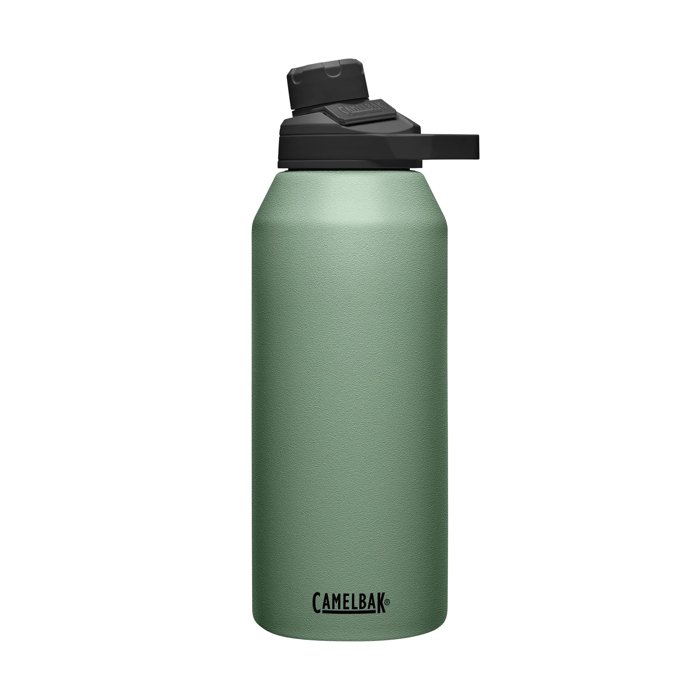 CamelBak Chute Mag Stainless Steel Water Bottle 946ml (32oz) | One-Handed Magnetic Cap, Vacuum Insulated, Leak-Resistant — Moss