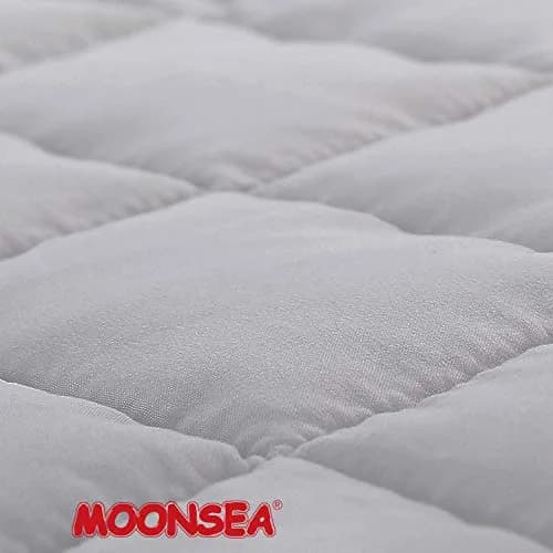Moonsea Toddler Nap Mat with Pillow and Fleece Minky Blanket Grey | Soft, Portable & Machine Washable thumbnail 6