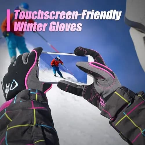 HANDLANDY Winter Work Gloves 3M Thinsulate Waterproof Insulated Gloves | Snow & Cold Weather Protection thumbnail 5