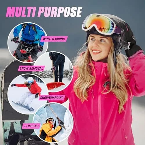 HANDLANDY Winter Work Gloves 3M Thinsulate Waterproof Insulated Gloves | Snow & Cold Weather Protection thumbnail 6
