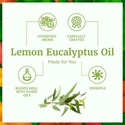 SVA ORGANICS Lemon Eucalyptus Essential Oil - 4 Fl Oz (118 mL) - Pure & Natural Aromatherapy Oil thumbnail 3