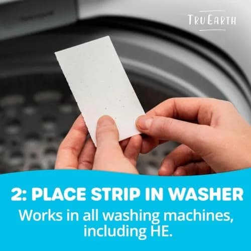 Tru Earth Dry Laundry Detergent Sheets, Fresh Linen, 64 Count | Eco-Friendly, Hypoallergenic & Compact thumbnail 4