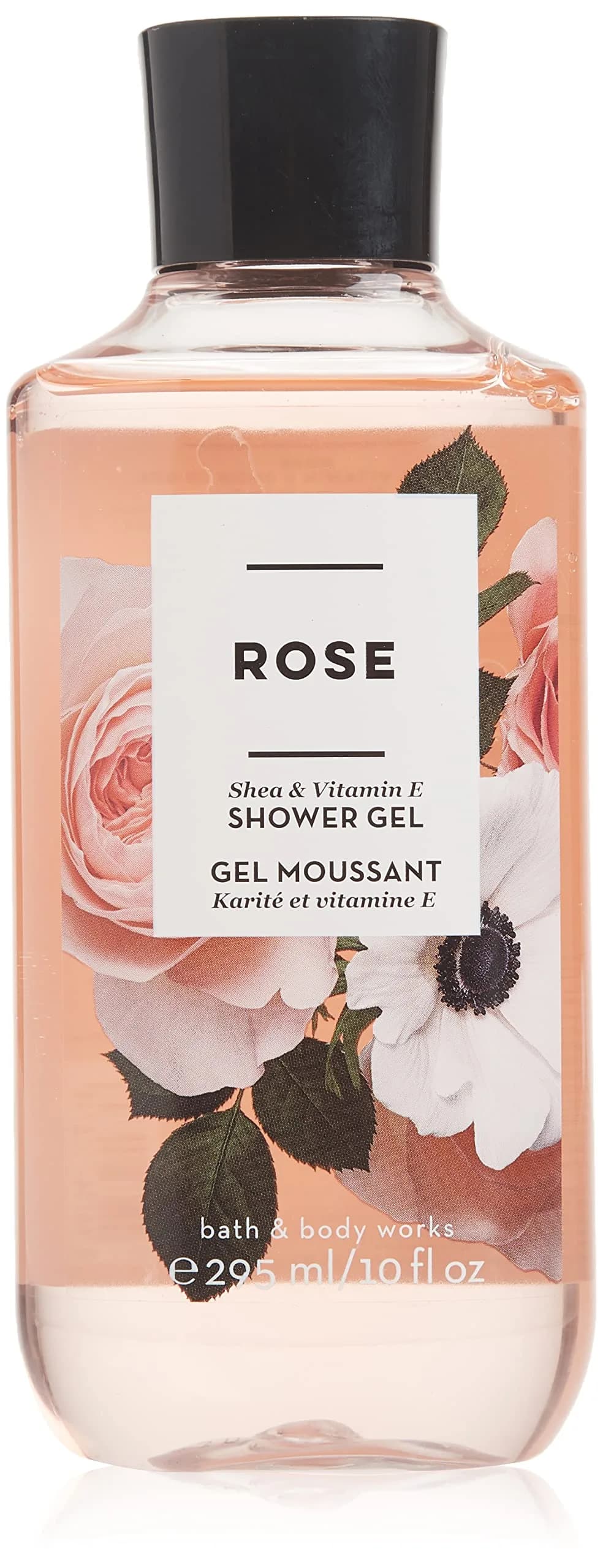 Bath & Body Works Rose Shea & Vitamin E Shower Gel 10 Oz | Fragrant, Nourishing, Unisex