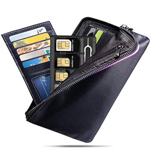 CKANDAY Black 1 Pack SIM Card Holder with Tray Eject Pin | Compact Travel-Friendly Card Storage thumbnail 8