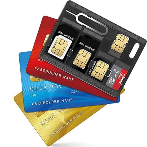 CKANDAY Black 1 Pack SIM Card Holder with Tray Eject Pin | Compact Travel-Friendly Card Storage thumbnail 3
