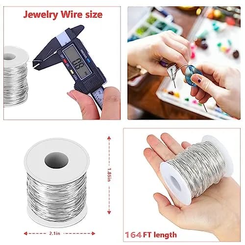 Yountiger 304 Stainless Steel Wire 0.8mm (20 Gauge) | 328 Ft Coil | Rustproof & Shapeable for Jewelry Making thumbnail 3