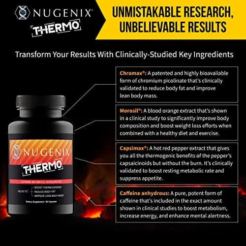 Nugenix Thermo - Thermogenic Fat Burner for Men, 60 Count | Supports Weight Loss & Metabolism thumbnail 2