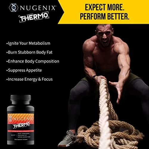 Nugenix Thermo - Thermogenic Fat Burner for Men, 60 Count | Supports Weight Loss & Metabolism thumbnail 3