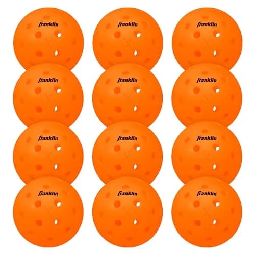 Franklin Sports X-40 Outdoor Pickleballs 74mm (2.91 inches) | USAPA Approved Tournament Balls thumbnail 1