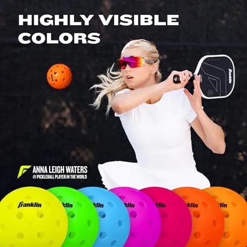 Franklin Sports X-40 Outdoor Pickleballs 74mm (2.91 inches) | USAPA Approved Tournament Balls thumbnail 4
