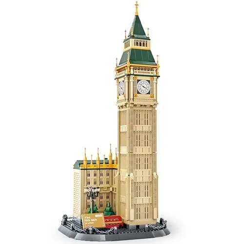 Apostrophe Games Big Ben Building Block Set 1095 Pieces | Educational Architecture Model thumbnail 5
