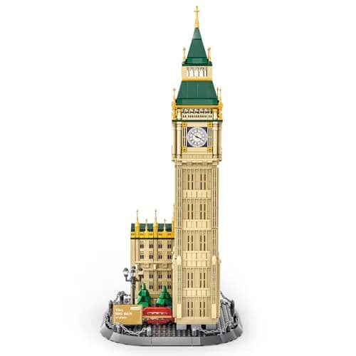 Apostrophe Games Big Ben Building Block Set 1095 Pieces | Educational Architecture Model thumbnail 2