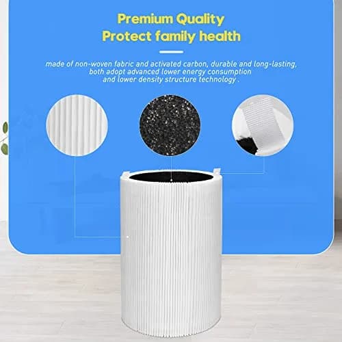Colorfullife Blue Pure 411 Replacement Filter 2-Pack | H13 HEPA & Activated Carbon for Air Purifiers thumbnail 3