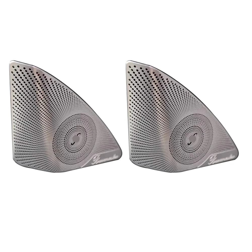Cicony Car Door Speaker Cover Trim for Mercedes Benz W205 2015-2017 | Stainless Steel Matte Finish — matte