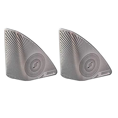 Cicony Car Door Speaker Cover Trim for Mercedes Benz W205 2015-2017 | Stainless Steel Matte Finish thumbnail 1