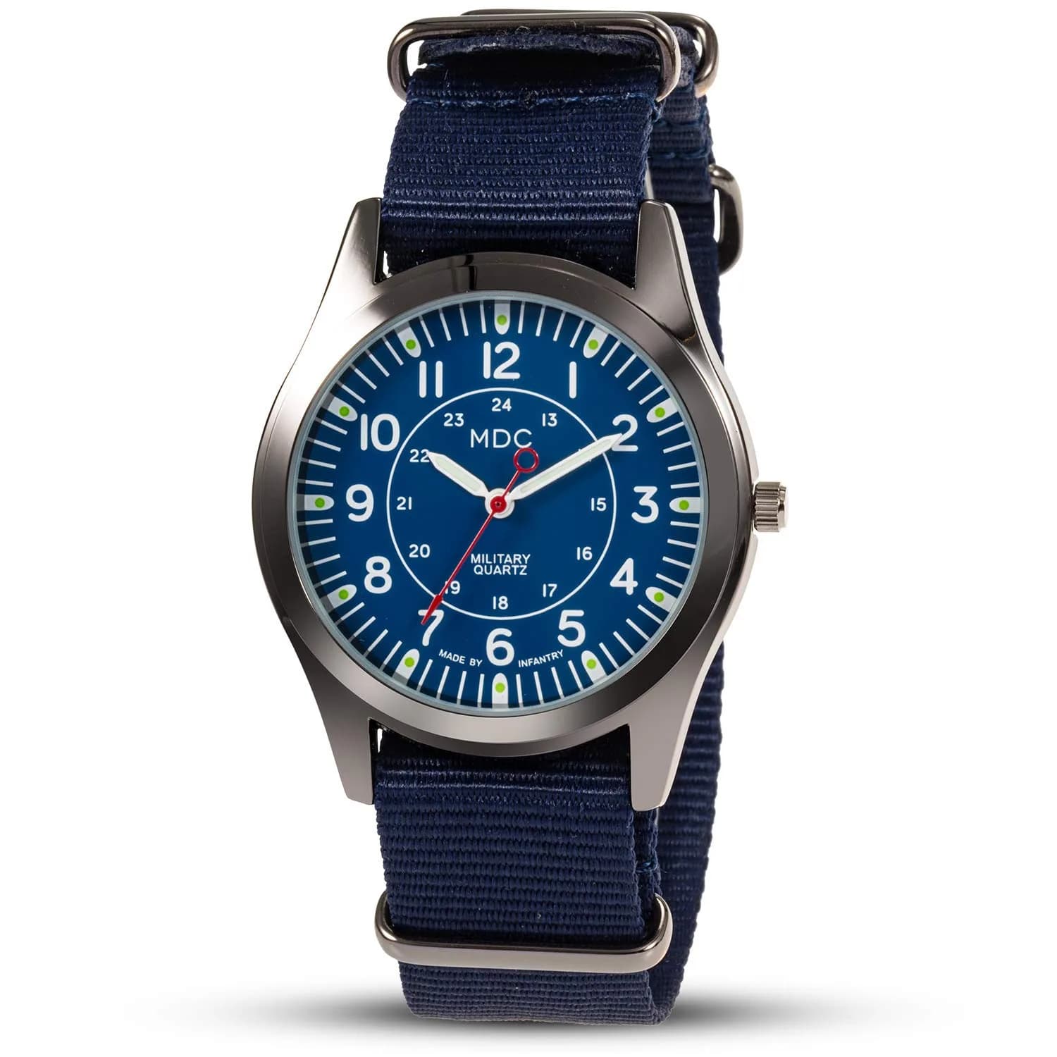 Infantry MDC Men's Field Watch 40mm Blue Nylon Strap | Japanese Quartz Movement - main product image