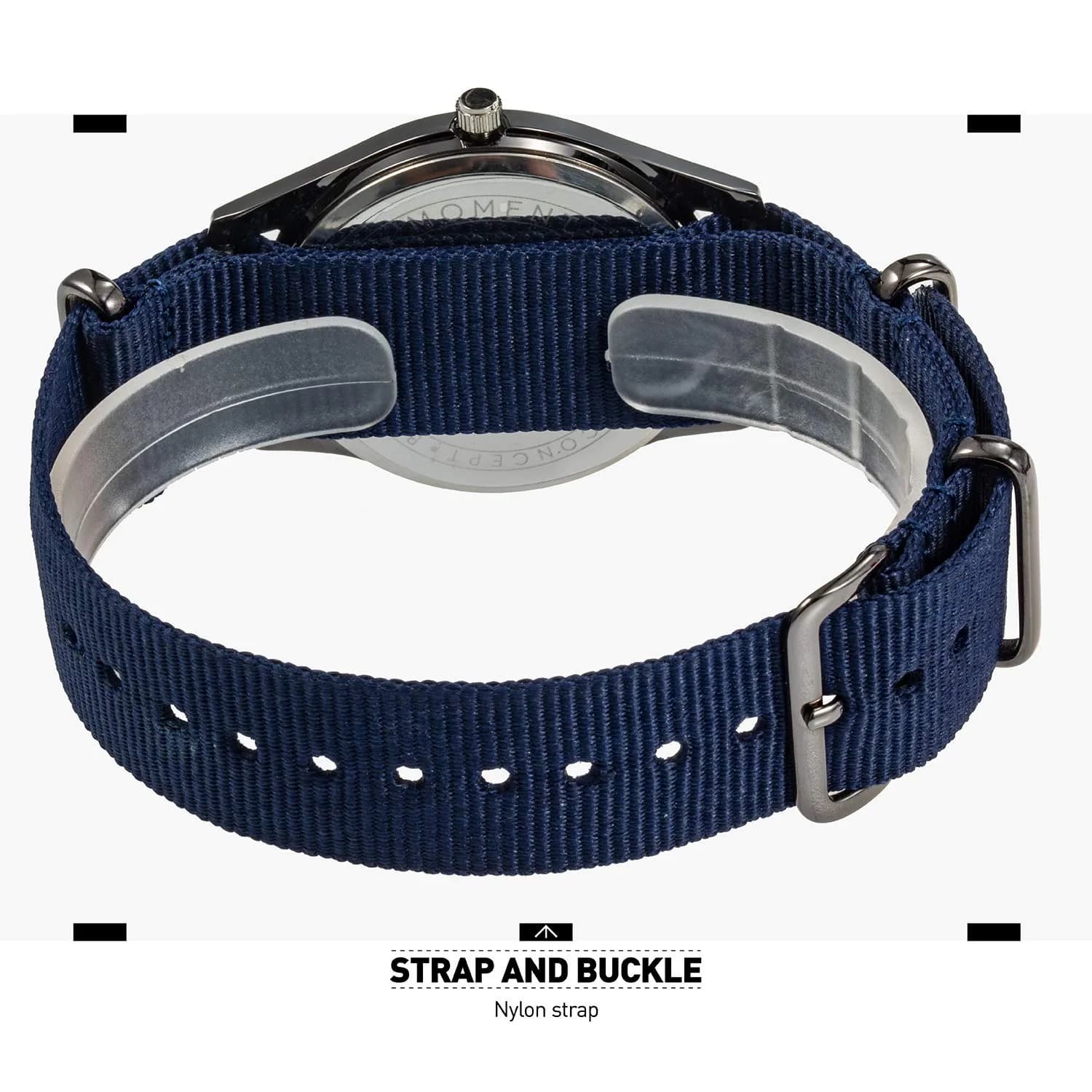 Infantry MDC Men's Field Watch 40mm Blue Nylon Strap | Japanese Quartz Movement - view 7