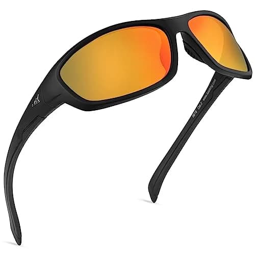 KastKing Hiwassee Polarized Sport Sunglasses Wrap Design for Men & Women | 5.23 in Arm Length thumbnail 1