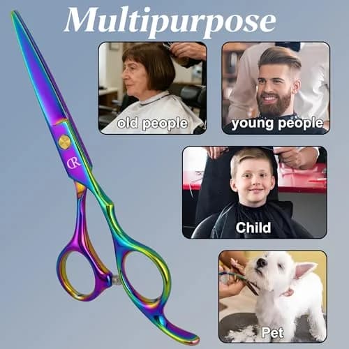 JAVENPROLIU Professional Hair Cutting Shears 6.5 Inch (16.5 cm) | Japanese 440C Steel Barber Scissors thumbnail 5