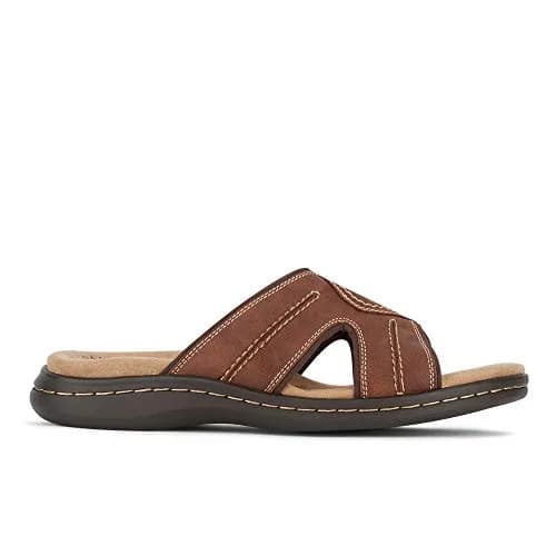 Dockers Sunland Casual Slide Sandal Shoe Rust 15 | Comfortable Men’s Slip-On Footwear thumbnail 7