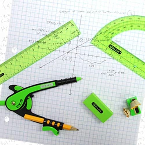 BAZIC PRODUCTS Scale-Arm Compass with #2 Wood Pencil | Geometry & Technical Drawing Tool thumbnail 5