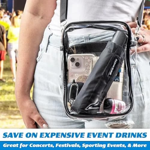 GoPong Rain or Shine Umbrella Flask 2 Pack (24 oz Total) | Hidden Alcohol Travel Flasks with Funnel & Spout thumbnail 2