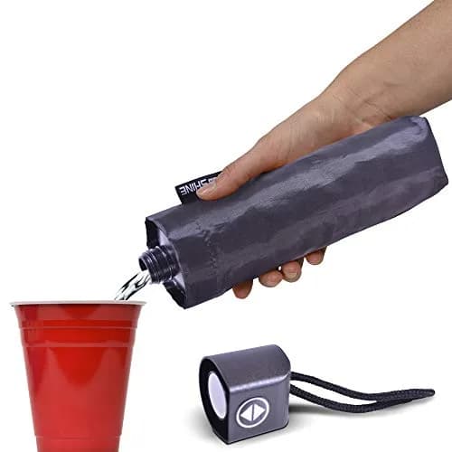 GoPong Rain or Shine Umbrella Flask 2 Pack (24 oz Total) | Hidden Alcohol Travel Flasks with Funnel & Spout thumbnail 3