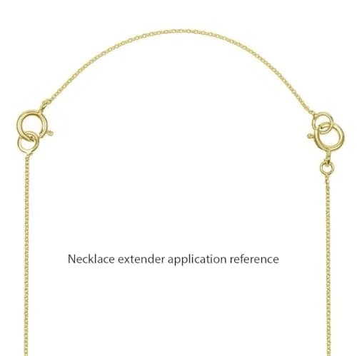 Adabele 18K Gold Plated Sterling Silver Chain Extender Clasp 5 Inch (12.7cm) | Adjustable Necklace Bracelet Anklet thumbnail 4