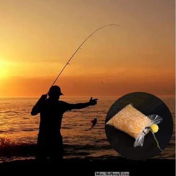 APZDFGIFCD 100Pcs PVA Water Soluble Fishing Bait Bags 10cm x 14cm | Dissolves Quickly in Cold Water thumbnail 7