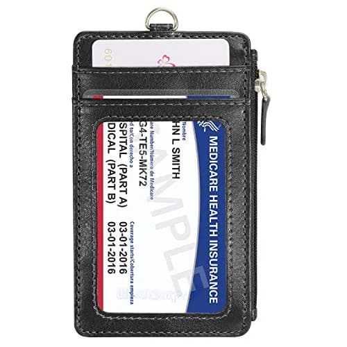 Wisdompro 10 Pack Card Document Sleeves | Clear PVC Medicare Card Protectors (3.54x2.44 Inches) thumbnail 7