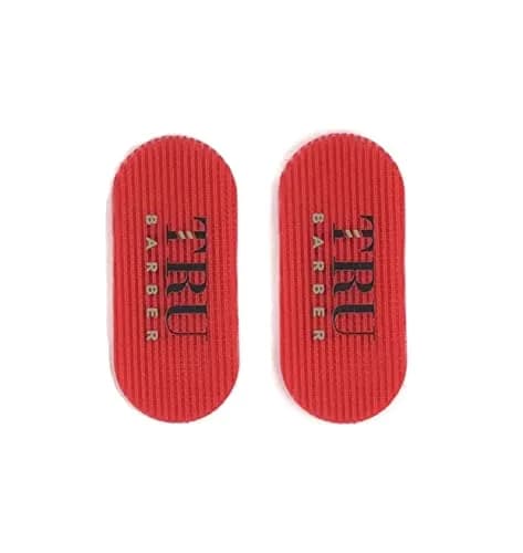 TRU BARBER Hair Grippers 6 Pcs (Black/Red) | No-Slip Styling Clips for All Hair Types thumbnail 4