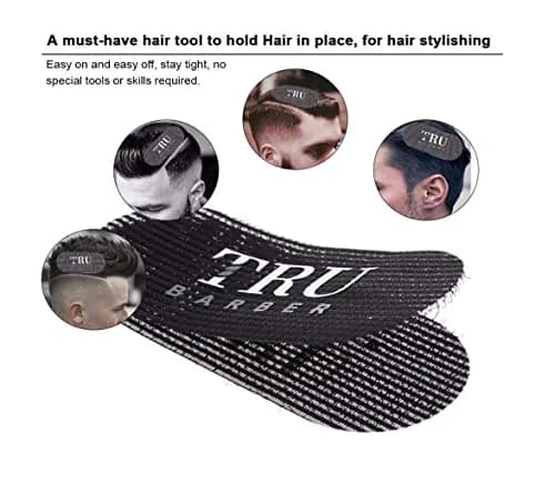 TRU BARBER Hair Grippers 6 Pcs (Black/Red) | No-Slip Styling Clips for All Hair Types thumbnail 7