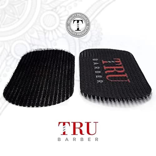 TRU BARBER Hair Grippers 6 Pcs (Black/Red) | No-Slip Styling Clips for All Hair Types thumbnail 8
