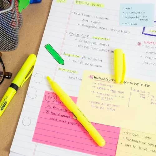 BAZIC PRODUCTS Yellow Pen Style Highlighters 5 Ct | Chisel Tip, Fluorescent Yellow, Pen-Style, Bulk Pack thumbnail 6