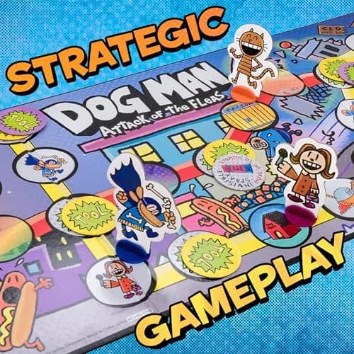 University Games Dog Man: Attack of the Fleas Game (UG-07010) | Cooperative Family Board Game for Kids 7+ thumbnail 2