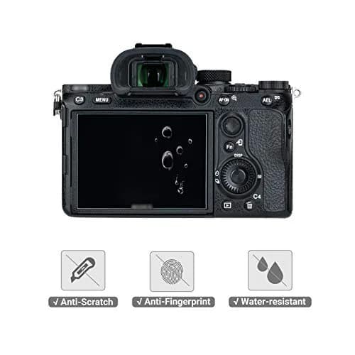 JJC Tempered Glass Screen Protector for Sony A7 III & A7 II | 9H Hardness, Anti-Fingerprint, Ultra-Thin thumbnail 3