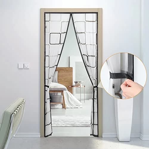 PICK FOR LIFE Insulated Magnetic Door Curtain 36x82 inches | Thermal Winter Door Cover with Magnetic Closure thumbnail 10