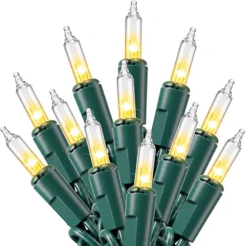 Joiedomi Clear Christmas String Lights Indoor,100 Count Mini White Fairy Light 19.4 FT | UL588 Certified for Festive Decor thumbnail 1