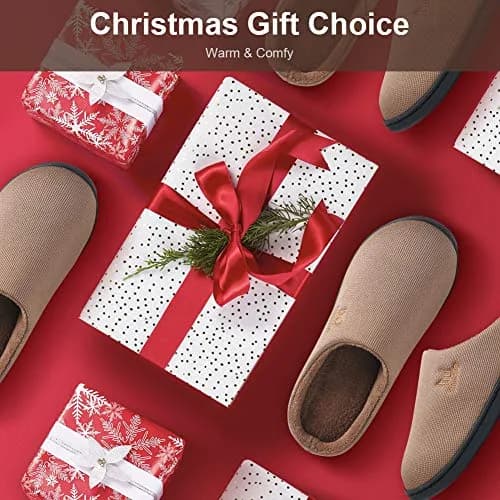 MAIITRIP Memory Foam Clog Slippers for Men Size 8.5-9.5 | Cozy Indoor Outdoor House Shoes thumbnail 6
